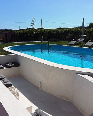 Mini suite with pool view